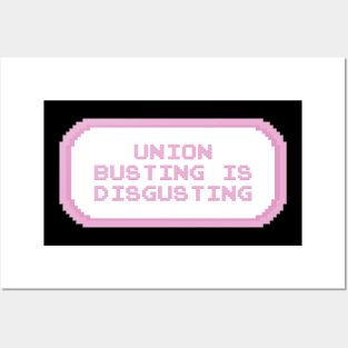 Union Busting Is Disgusting - Unionise Posters and Art